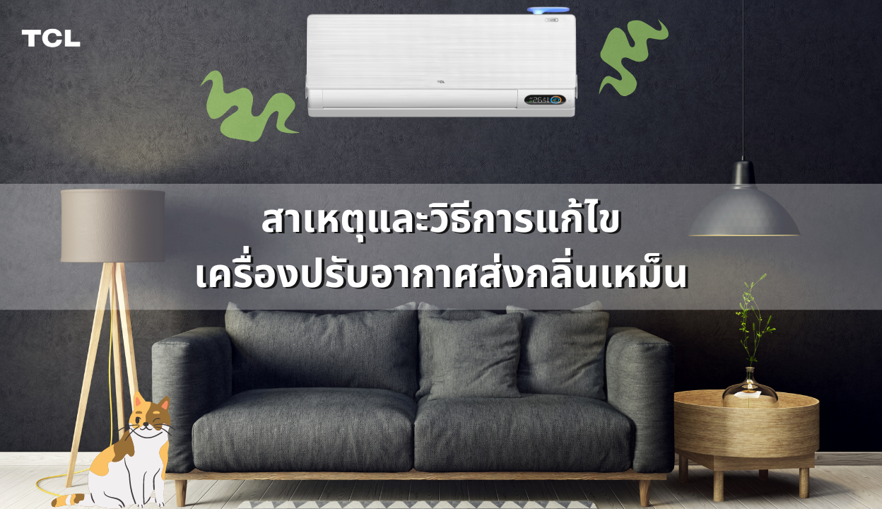 เครื่องปรับอากาศส่งกลิ่นเหม็น: สาเหตุและวิธีการแก้ไข